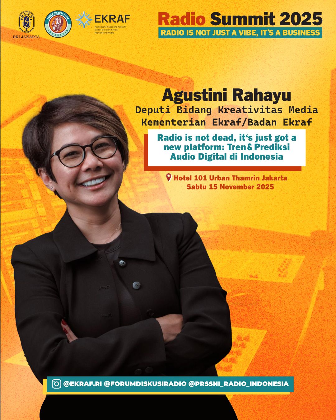 Kementerian Ekraf Dukung Radio Summit Jadikan Radio Kanal Strategis Penyebar Semangat Ekonomi Kreatif