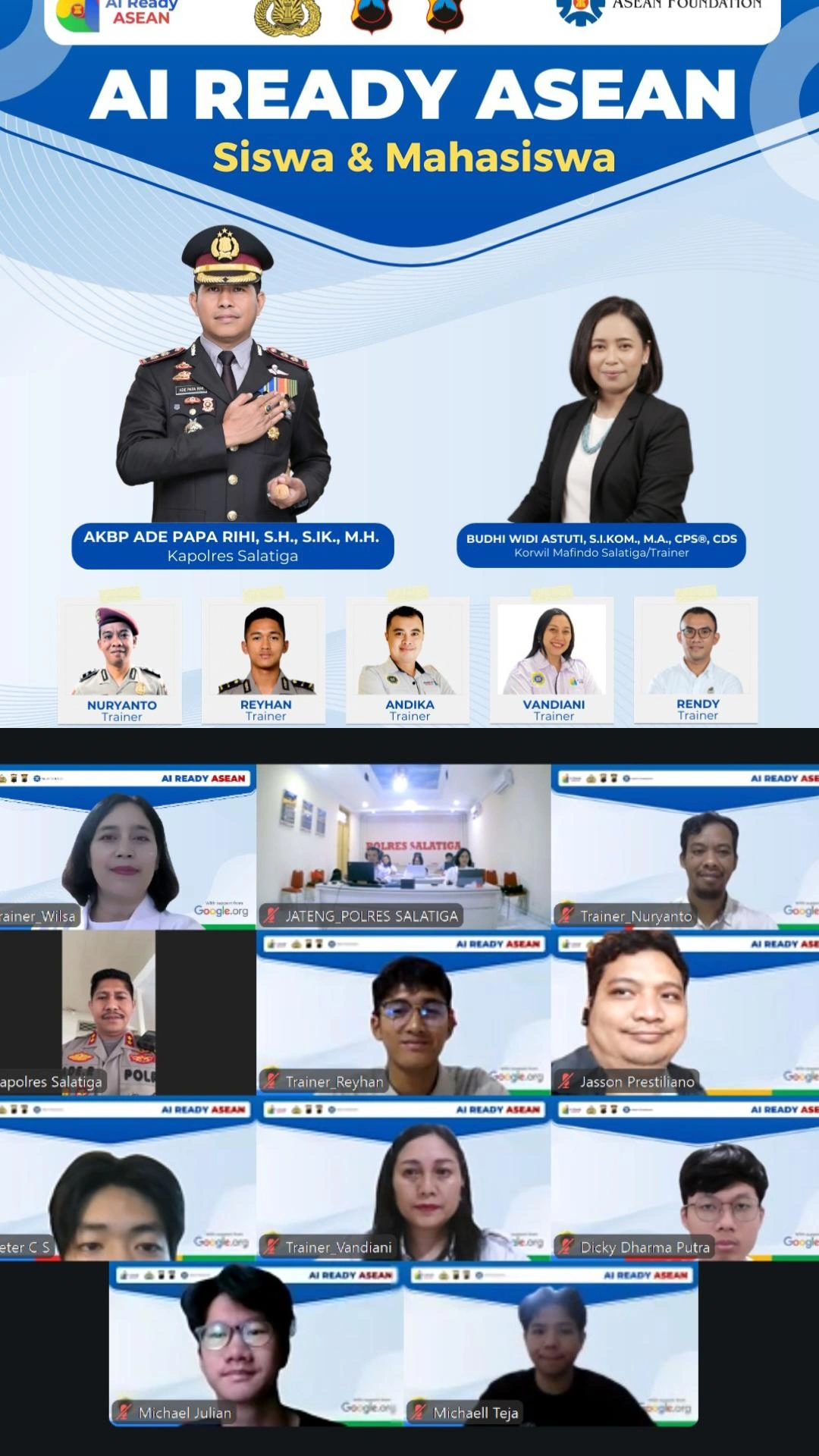 Implementasi AI Ready ASEAN: Mafindo Salatiga dan Polres Salatiga Tingkatkan Kecerdasan Artifisial untuk Siswa/Mahasiswa